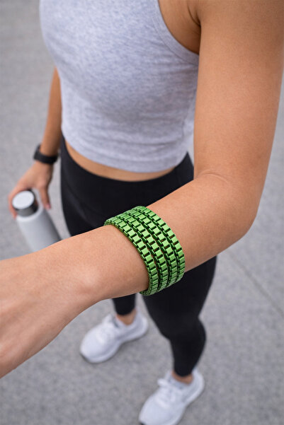 Modex Cube Chain Detail Adjustable 4-Piece Bracelet (17cm)