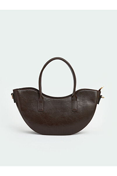 LC Waikiki Peak New Season Leather-Look Women's Moon Bag