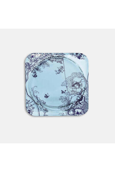 VITELLI DUBAI FİORİ52 Timeless Collection Blue Acrylic Coaster
