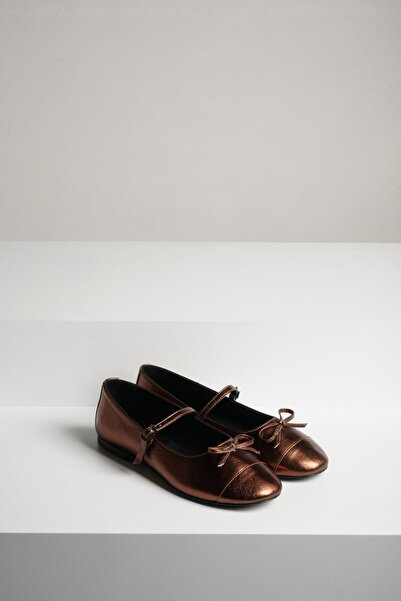 Majensia 151286 حذاء باليه من الجلد الطبيعي