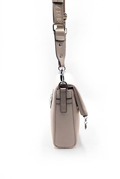 Silver Polo Beige - Beige Nv963 Damen-Umhängetasche