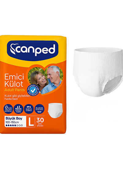 Canped حفاضات ماصة مقاس L-M 30 قطعة - حفاضات للمرضى البالغين