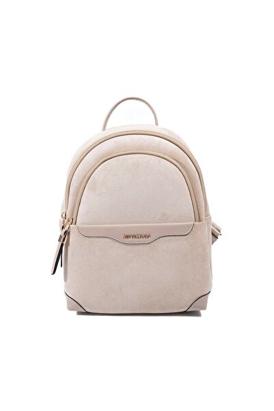 Silver Polo Silver & polo sp1265 women's backpack suede beige-sand