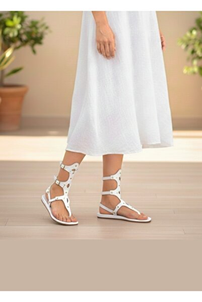 Bostini Flip-Flop Natural Genuine Leather Sandals