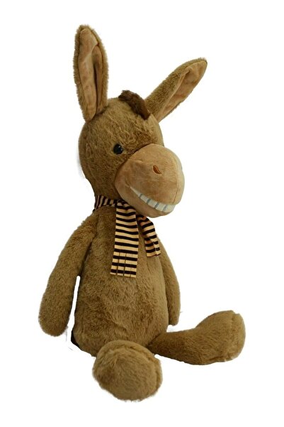 Mıncır Toys Cute Plush Donkey Toy 50 cm – with Smiling Face Design