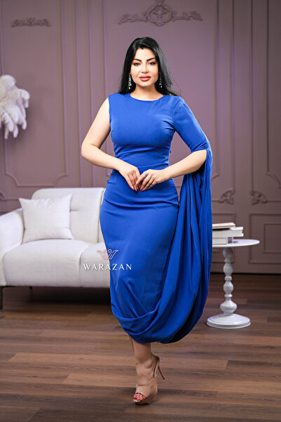 Warazan Soft dress with long sleeves, modern style