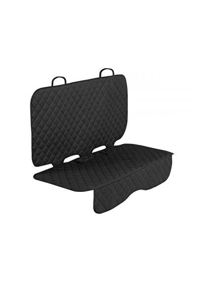 Caretero Protectie dubla matlasata pentru bancheta auto Black 127x125 cm,cu o...