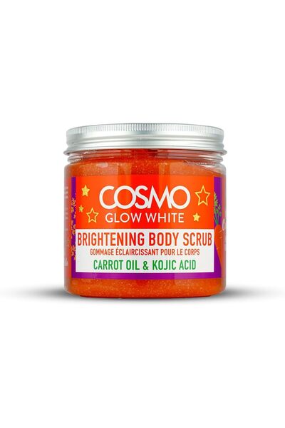 Cosmo مقشر للجسم لتفتيح البشرة بزيت الجزر وحمض الكوجيك
