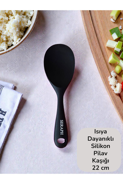 Seraph Isıya Dayanıklı Silikon Pilav Kaşığı 22 cm 1 Adet