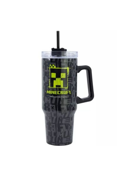 Stor Minecraft Squared Pattern Insulated Stainless Steel XXL Rambler Mug