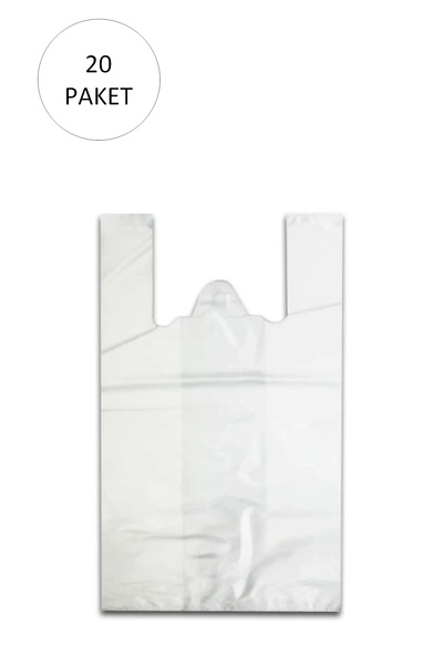 Generic Brand White Hırır Athlete Bag Mini Size 22x31 cm 20 Pack Takriben 10,...