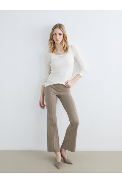 LC Waikiki Pantaloni de damă extra slim fit evazați