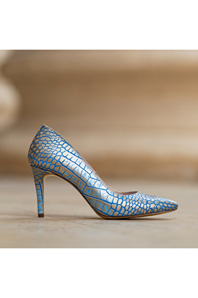 CONDUR by alexandru Adele Blue Mother of Pearl Stiletto Shoes