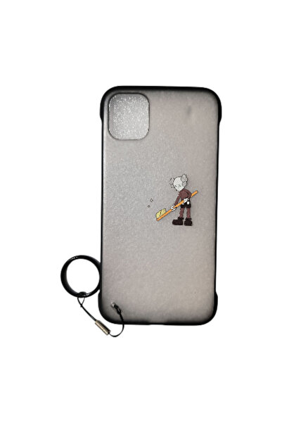 OEM Carcasă compatibilă cu iPhone 11 / 6.1, cu inel pentru breloc, transparentă