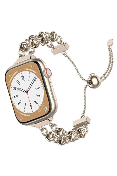 REDz Accessories Prestige Strap, Apple Watch, Adjustable, Stainless-steel, St...