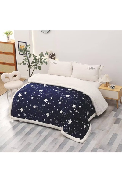 Talis Cocolino Blanket with Fur, Star Comet 200x230 cm