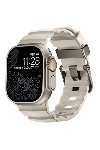 REDz Accessories Titan Wave Strap, Apple Watch, Ultra Design, Silicone, Starl...