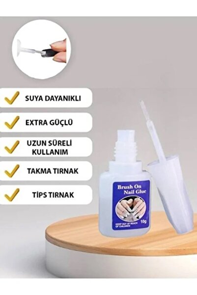 Vitastyle TAKMA TIRNAK TİPS YAPIŞTIRICI FIRÇALI 10 GR BRUSH ON NAİL GLUE