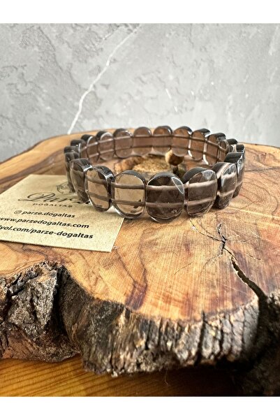 parze doğaltaş Special Cut Smoky Quartz Bracelet