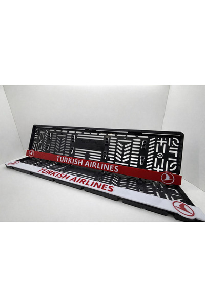 Store “Turkish Airlines Logolu Oto Plakalık – Lazer Kesim Dekoratif Araç Akse...