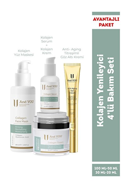AND YOU Kolajen Yenileyici 4'lü Bakım Seti