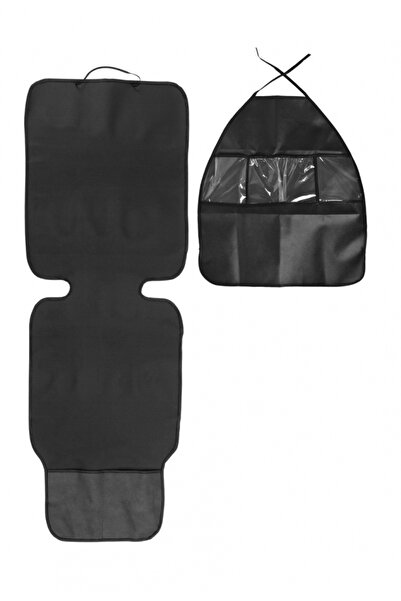 Caretero Set 2in1 protectie bancheta si organizator scaun auto copii cu prind...