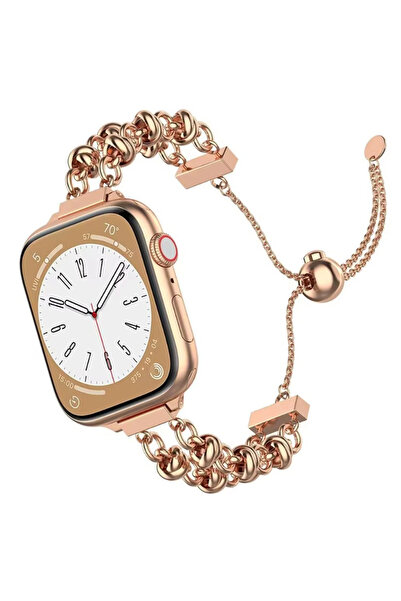 REDz Accessories Prestige Strap, Apple Watch, Adjustable, Stainless-steel, Ro...