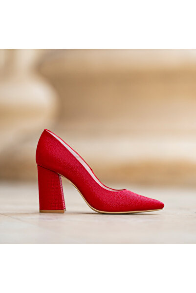 CONDUR by alexandru Women's Shoes with Thick Heels Victoria Red Dots