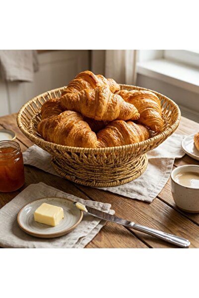 Leyaton BUFFER ®   وعاء تقديم من البلاستيك الراتان مقاس 28 سم - ذو مظهر طبيعي...