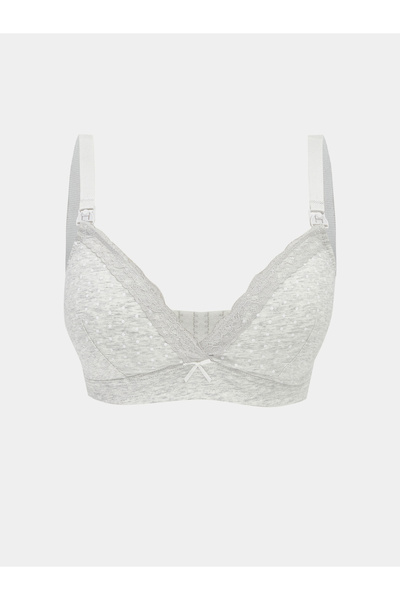 LC Waikiki حمالة صدر للرضاعة بدون أسلاك وبدون حشوة بنقشة منقطة