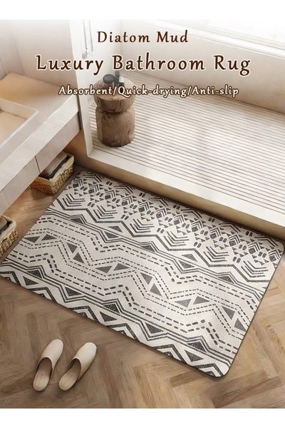 Generic Luxury Bathroom Rug Mat, Diatom Mud Bath Mat, Quick Water Absorption ...