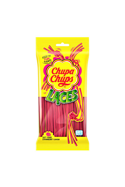 Chupa Chups Laces Strawberry Flavour 90g