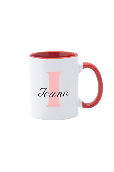 AFFIX THE DIFFERENT PERSPECTIVE Personalized mug, white with red interior and...