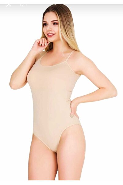 Berrak Flexible Snap-On Bodysuit with Straps