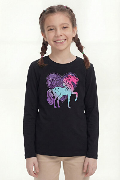 par lingerie pl Printed Long Sleeve T-Shirt for Girls B13