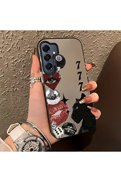 Caseji حافظة هاتف سامسونج جالاكسي A16 متوافقة مع نمط الطباعة 777 المقاوم للأو...