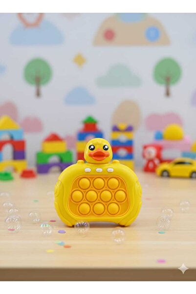 Store POPİT MAKİNESİ IŞIKLI OYUN PİLLİ KÜÇÜK ÖRDEK