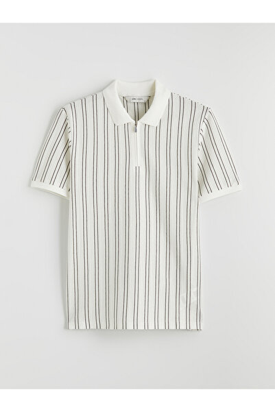 LC Waikiki Tricou polo în dungi pentru bărbați