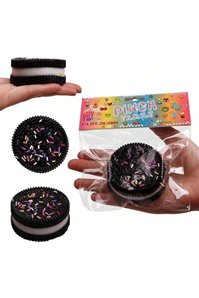 ZanaCasei Squishy Cookie Stress Toy – Realistic Biscuit Design, Soft Silicone...