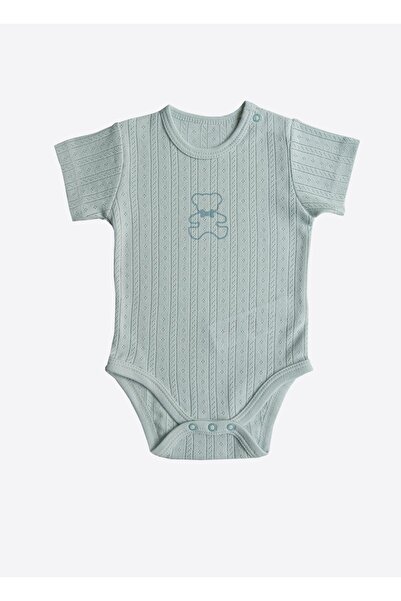 kitikate Organic Jeremy Short Sleeve Body Blue