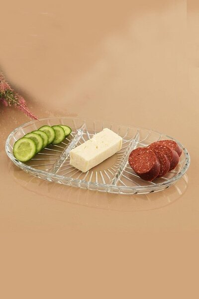 Paşabahçe 54903 Elegant Bölmeli Oval Tabak