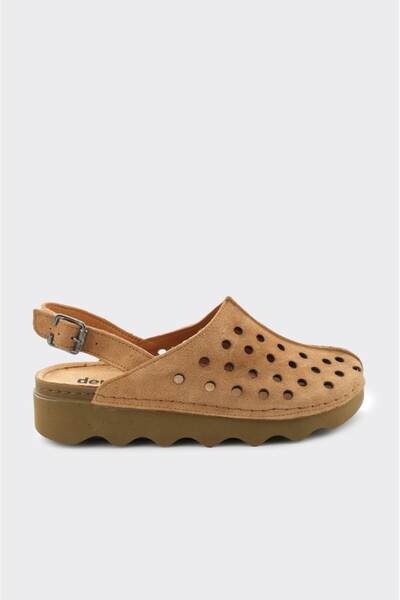 derinet Hakiki Deri Kadın Sandalet