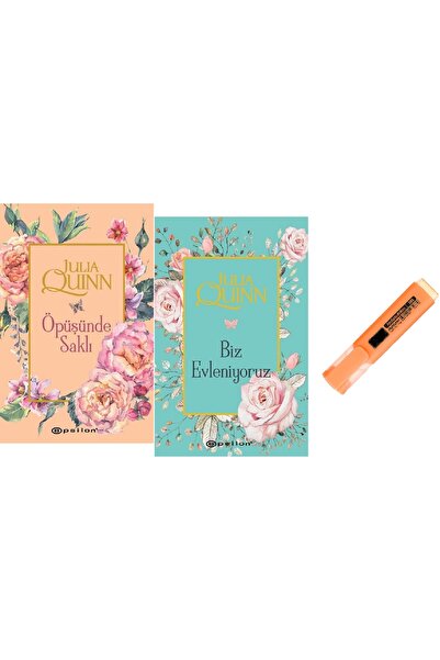 Epsilon Yayınevi Bridgerton Serisi Son 2 Kitap / Öpüşünde Saklı + Biz Evleniy...