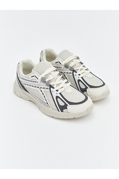 LC Waikiki Lace-up Patterned Boys' Sneakers