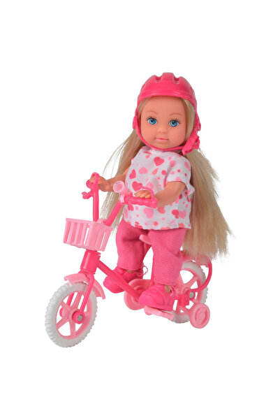 Simba Papusa Evi Love My First Bike 12 cm inimioare