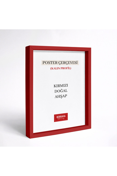 BERRAVIA Kalın Poster Tablo Çerçevesi Ahşap Çerçeve
