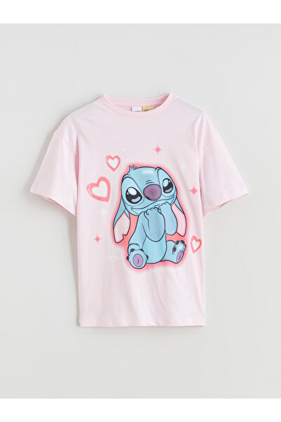 LC Waikiki Peak New Season Angel Printed Girl's T-Shirt
