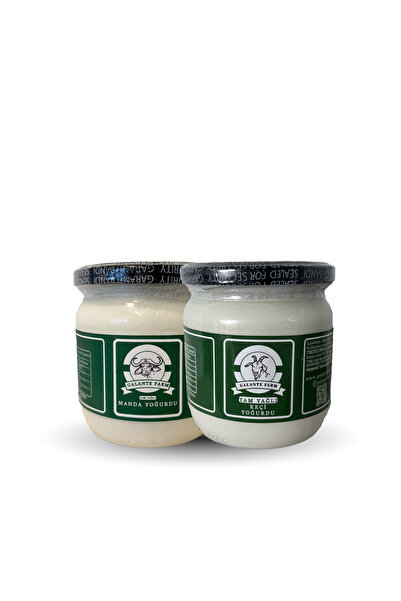 GALANTE FARM Keçi Yoğurt 400 gr + Manda Yoğurt 400 gr