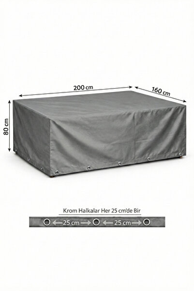 Branda Noktası 200x160x80 cm Husă de protecție pentru mobilier de grădină de ...
