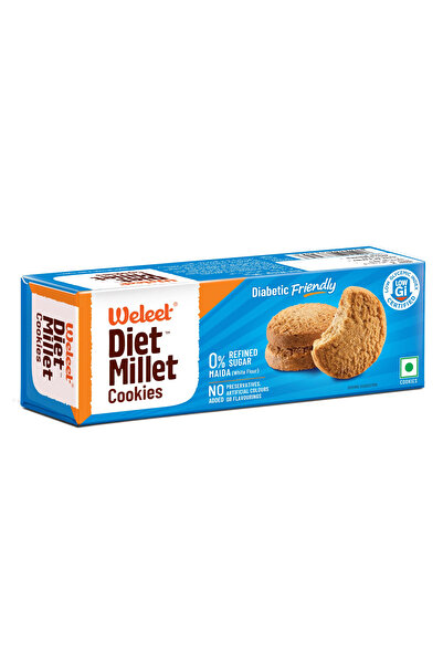 WELEET Millet Cookies-Diet Millet 90 g